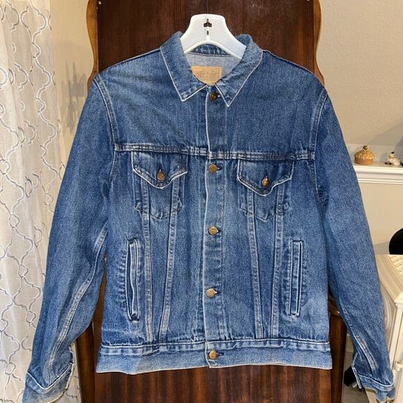 Roebucks Other - Vintage Roebucks Western Wear denim jean jacket size 20 36 chest USA